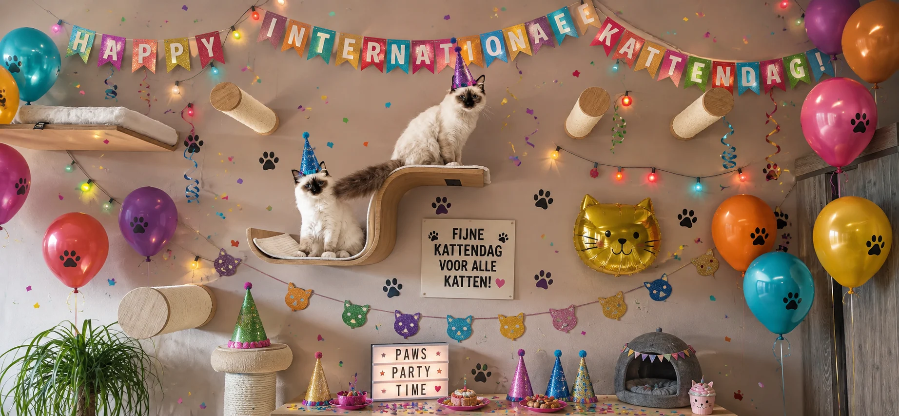 Internationale Kattendag 🎉😻🥳